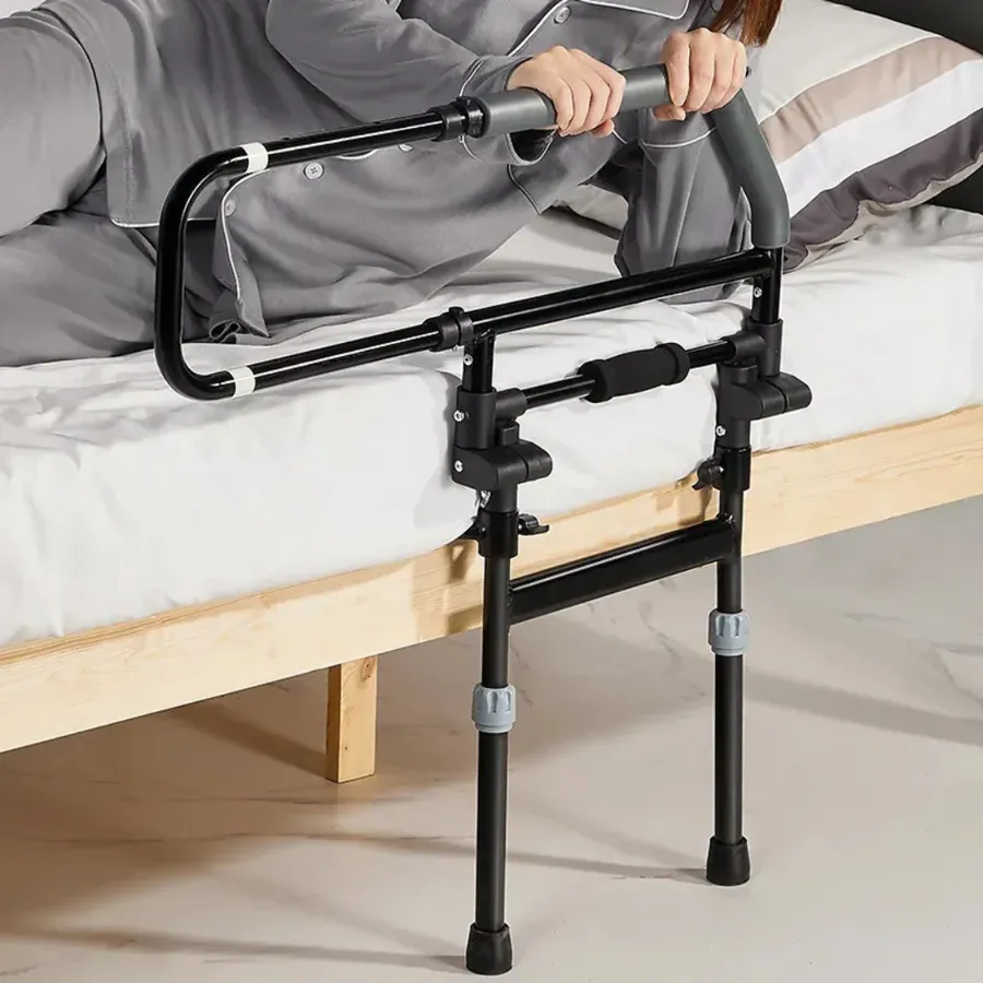 Cama Aconchego - apoio lateral instalado na cama